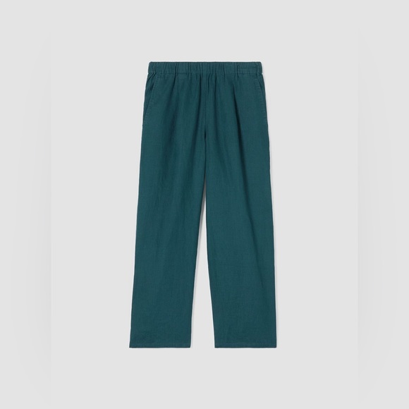 Eileen Fisher 100% Organic Linen Pant - Picture 3 of 8